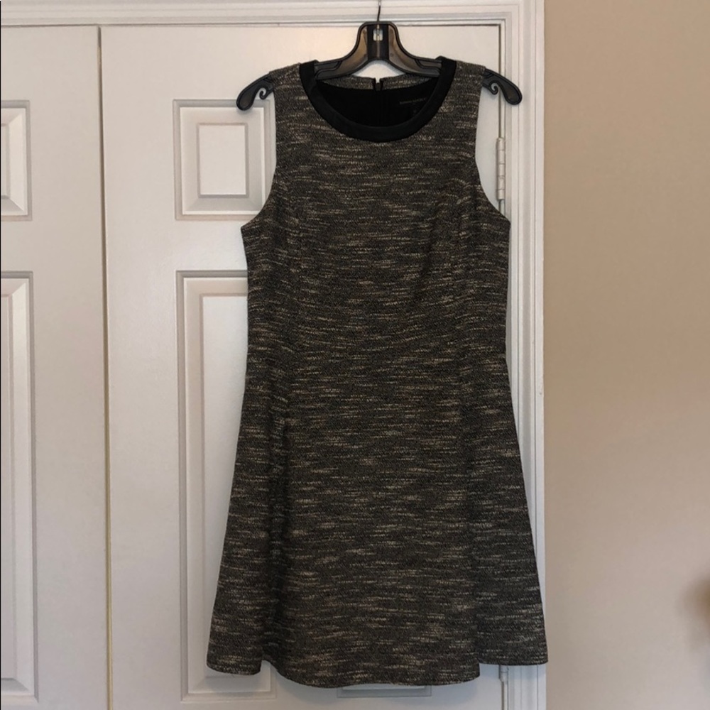 Banana Republic black/white A-Line dress Size 12